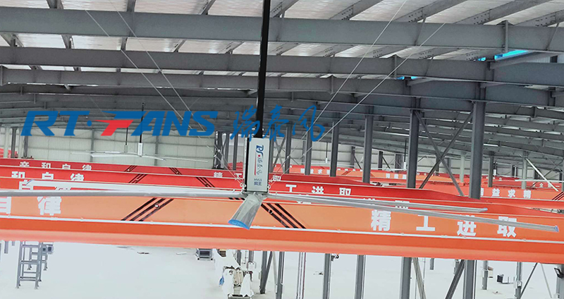 鋼鐵結構廠房降溫用工業(yè)風扇