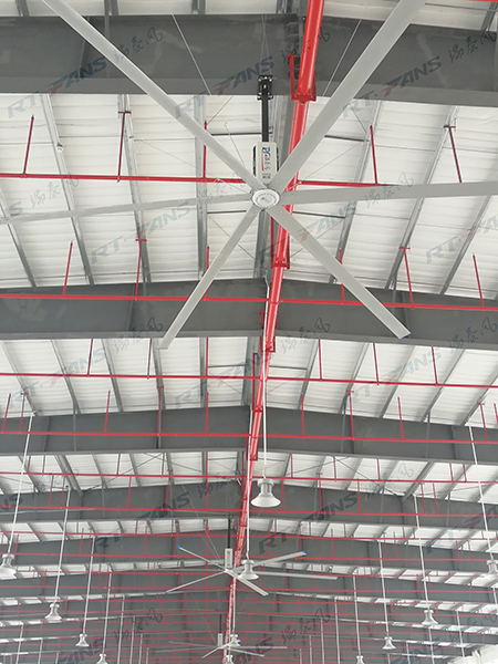 瑞泰風(fēng)工業(yè)吊扇案例圖RTFANS HVLS fan