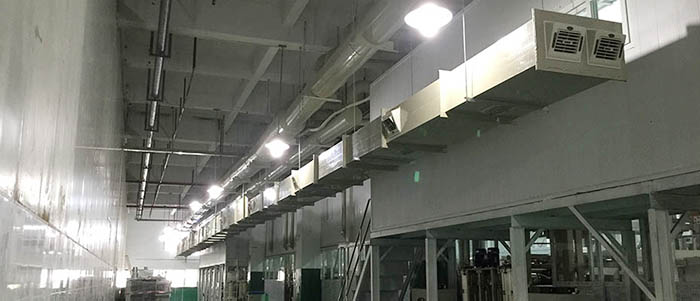 精密五金電子廠廣東長盈環(huán)?？照{(diào)安裝案例