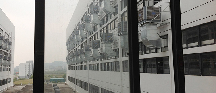 小家電廠東保集團(tuán)環(huán)保空調(diào)安裝案例