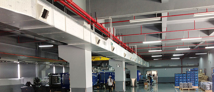 電子五金廠環(huán)保空調(diào)富士康科技案例