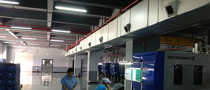 電子五金廠環(huán)保空調(diào)富士康科技案例