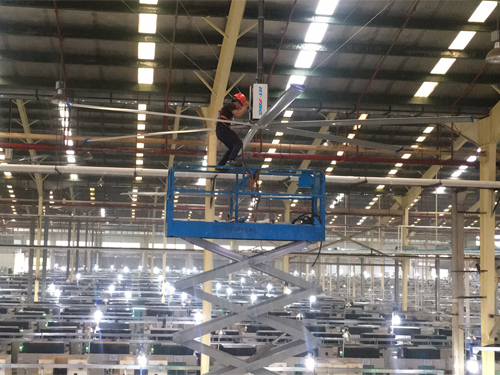 CNC機(jī)加工通風(fēng)降溫案例