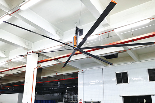 大型工業(yè)大風(fēng)扇覆蓋廣、風(fēng)量大的主要原因